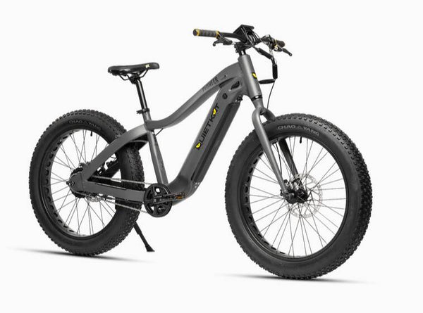 QuietKat Pioneer Electric Bike, 500W, 18" Frame, Charcoal  • 22-PIO-50-CHR-18