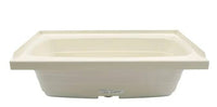 Lippert Bathtub with Center Drain; 24" x 40" (Parchment)  • 209385