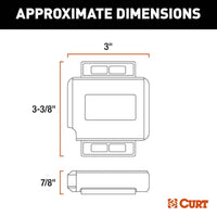 Curt Echo Under-Dash Brake Controller, Bluetooth Smartphone Connection  • 51190