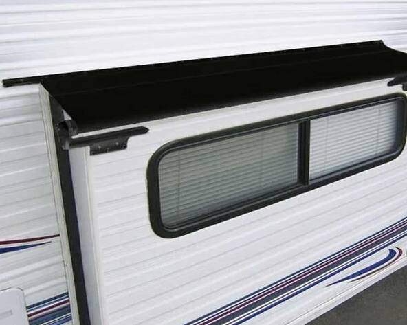 Carefree 157.5" Solid Black RV Slide-Out Awning  • LH1536242