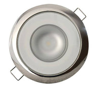 Lumitec Mirage 3.25" Spectrum RGBW 383 lm Polished Housing Flush Mount Down LED Light  • 113117