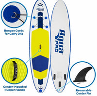 Aqua Leisure 10' 6" Inflatable Paddleboard with Pump & Backpack  • APR20926