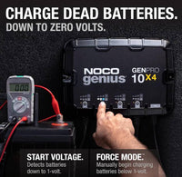 Noco 4-Bank 40A On-Board Battery Charger  • GENPRO10X4