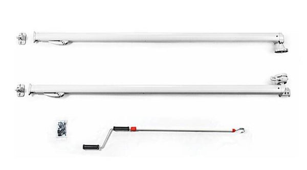 Carefree Pioneer White Manual Patio Awning Arm  • 971501WHT