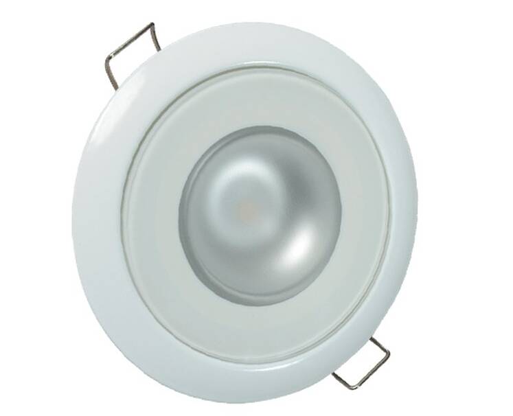 Lumitec Mirage 3.25" White/Blue/Red Dimming 380 lm White Housing Flush Mount Down LED Light  • 113128