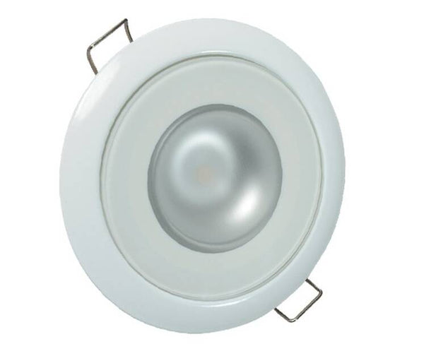 Lumitec Mirage 3.25" White/Blue/Red Dimming 380 lm White Housing Flush Mount Down LED Light  • 113128
