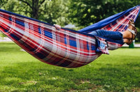 Equip 1 Person Travel Hammock, Plaid  • 97197