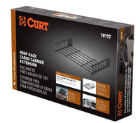 Curt 21" X 37" Black Steel Roof Rack Cargo Carrier Extension  • 18117