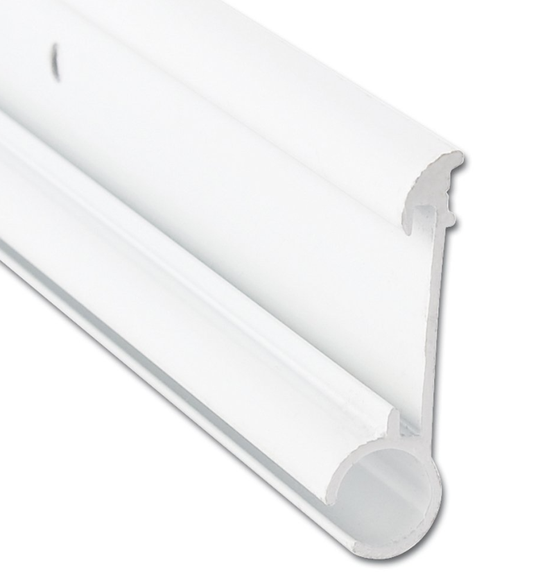 AP Products Awning Rail Insert, 1-1/2" x 1/2" x 16', Polar White  • 021-51001-16