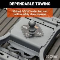 Curt Spyder 5th Wheel Rail Gooseneck Hitch with 2-5/16" Ball, 30K  • 16090