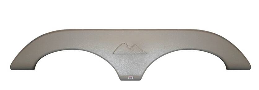 Icon FS2809 69-7/8"L x 12-1/4"H (5-5/8" Arch Heigh) Mauve Gray Tandem Fender Skirt for Keystone Montana Mountaineer Model  • 12809