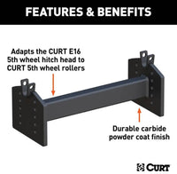 Curt E16 5th Wheel Hitch Head Adapter  • 16505