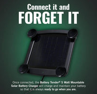 Battery Tender 12V, 5W Mountable Solar Battery Charger  • 021-1172