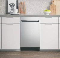 GE Appliances Profile 18" ADA Compliant Stainless Steel Interior Dishwasher with Sanitize Cycle  • PDT145SSLSS