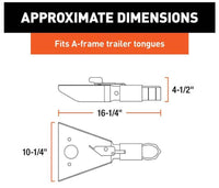 Curt Collar Style Sleeve-Lock A-Frame Coupler for 2" Trailer Ball  • 25217