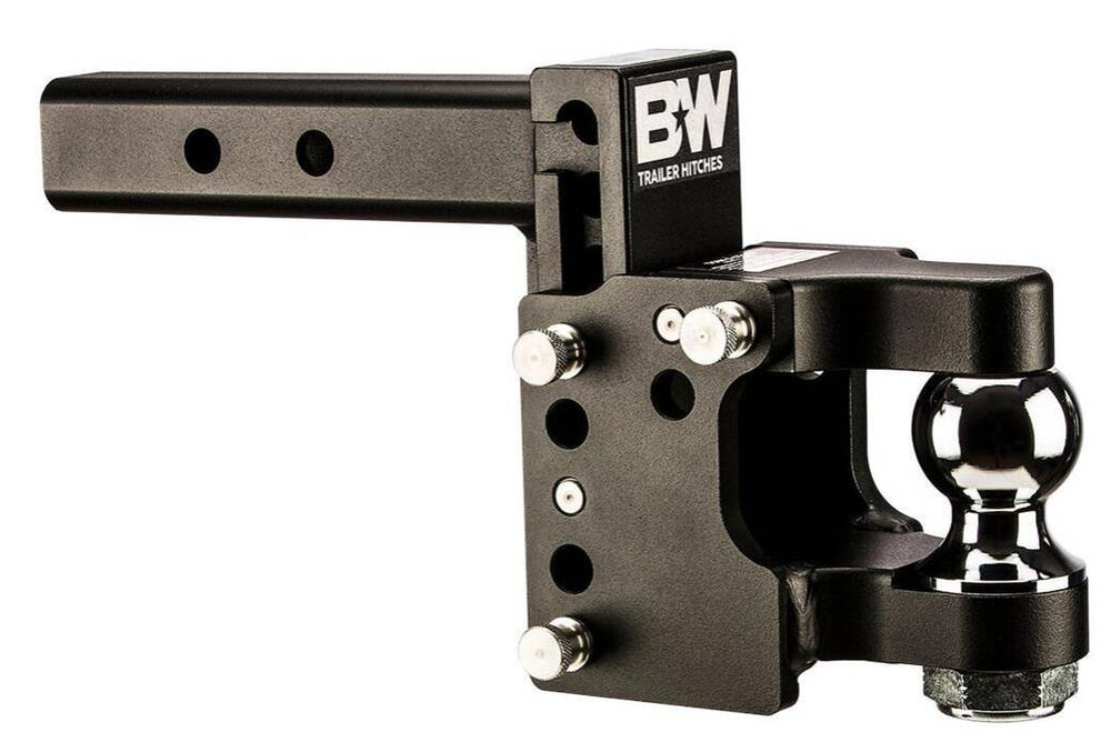B&W  Tow & Stow Adjustable Pintle Mount - 2" Receiver - 2" Ball - 8.5" Drop  • TS10055
