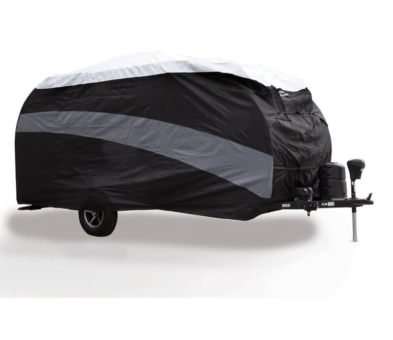 Camco Pro-Tec Mini Travel Trailer Cover, Fits Trailers Up to 16'2"  • 56371