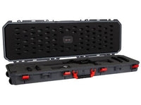 Plano Rustrictor All Weather 52" Rifle Case, Grey/Red  • PLA11852R