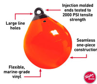 Taylor Made 9" Tuff End Buoy, Orange  • 61140