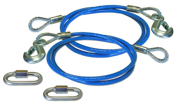 Roadmaster 64" Straight Single Hook Safety Cables - Pair  • 645