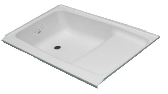 Specialty Recreation Step Tub - 24" x 36", LH Drain, White  • ST2436WL