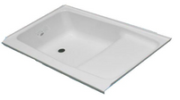 Specialty Recreation Step Tub - 24" x 36", LH Drain, White  • ST2436WL