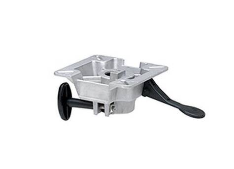 Attwood LakeSport 3° Aluminum Seat Mount with Friction Control for 2-3/8" Diameter Post  • 818441-3
