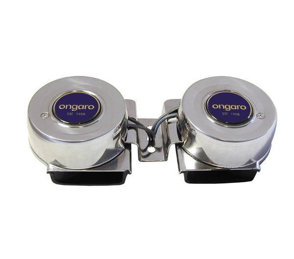 Schmitt & Ongaro 12 V 112 dB Stainless Steel Mini Compact Twin Horn  • 10002