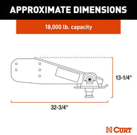 Curt Rota-Flex Pin Box - 18,000 lbs  • 328330