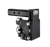 B&W  Tow & Stow Adjustable Pintle Mount - 2" Receiver - 2" Ball - 8.5" Drop  • TS10055
