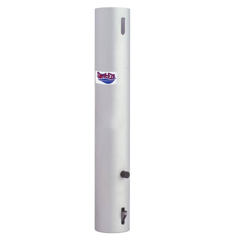 Attwood 238 Series 11" H x 2-3/8" D Aluminum Extension Fixed Post  • 238611-1