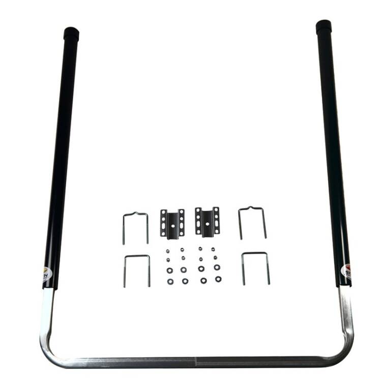 C.E. Smith Black Post Trailer Guide, 2 Pieces, 40" H x 2-3/8" D  • 27626