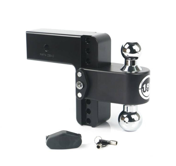 Weigh Safe 180 Degree Hitch, 6" Drop, 3" Shaft, 2" x 2-5/16" Ball, Black Cerakote  • CTB6-3-CER-BLA