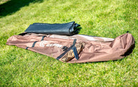 Quick-Set Escape Sky Camper 6-Sided Screen Shelter with Screen Roof/Rain Fly/Wind Panels/Floor, Brown  • 12874