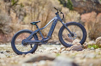 QuietKat Pioneer Electric Bike, 500W, 18" Frame, Charcoal  • 22-PIO-50-CHR-18