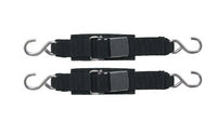 BoatBuckle 2' x 2" Kwik-Lok Transom Tie-Down Straps with Hook Ends, Pair  • F12065