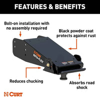Curt Rota-Flex Pin Box - 18,000 lbs  • 328330