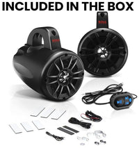 BOSS Audio Systems Waketower Speaker System - Bluetooth, 500 Watts, 4" Woofer, Pair  • BM40AMPBT