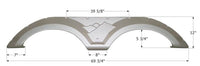 Icon Champagne Tandem Fender Skirt for Keystone Montana Mountaineer, FS2860  • 12860