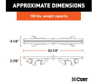 Curt 53-3/8" Aluminum Universal Roof Rack Crossbars  • 18118