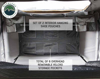 Overland Vehicle Systems HD Bushveld II Cantilever Hard Shell Roof Top Tent Grey Body & Tan Rainfly  • 18189901