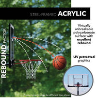 Lifetime Adjustable In-Ground Basketball Hoop - 54-inch Acrylic  • 78888