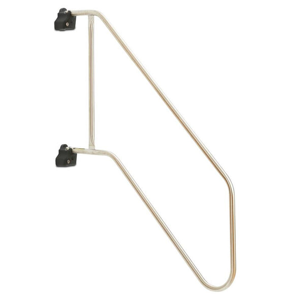Stromberg Carlson Steel Silver Commercial Entry Step, 36"H x 44"W Hand Rail  • AC-544L