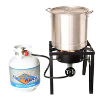 Flame King Heavy Duty Single Burner Propane Stove, 200K BTU  • YSNSB200K