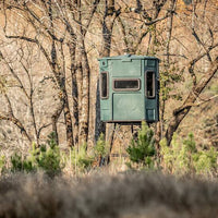 Titan Hunting Blinds Pro Blind Bow & Rifle Combo w/ 8' Tower, Titan Green  • TB-R-PRO-G-8