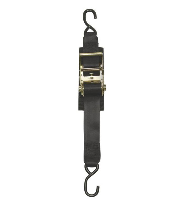 BoatBuckle Heavy-Duty Ratchet Transom Tie-Down Straps with Hook Ends, 6' x 2", Pair  • F14208