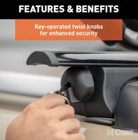 Curt 53-3/8" Aluminum Universal Roof Rack Crossbars  • 18118