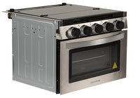 Greystone Gas RV Range - 12V, 17" Stainless Steel  • CF-RV17
