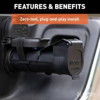 Curt Echo Wireless Brake Controller, 7-Way, Bluetooth Smartphone Connection  • 51180