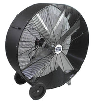 Maxxair Pro Flex 48" 2-Speed Belt Drive Drum Fan  • BF48BDPEBLK